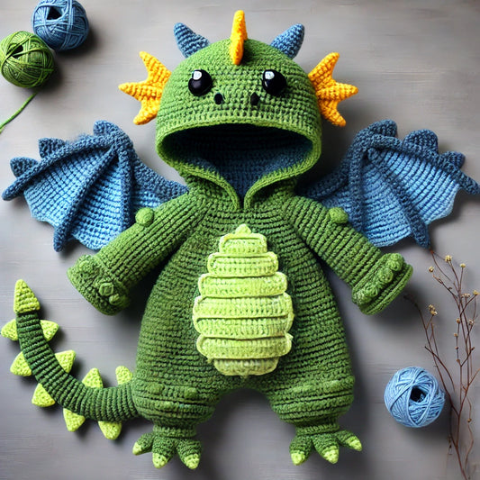 Dragon Crochet Patterns Baby Costume